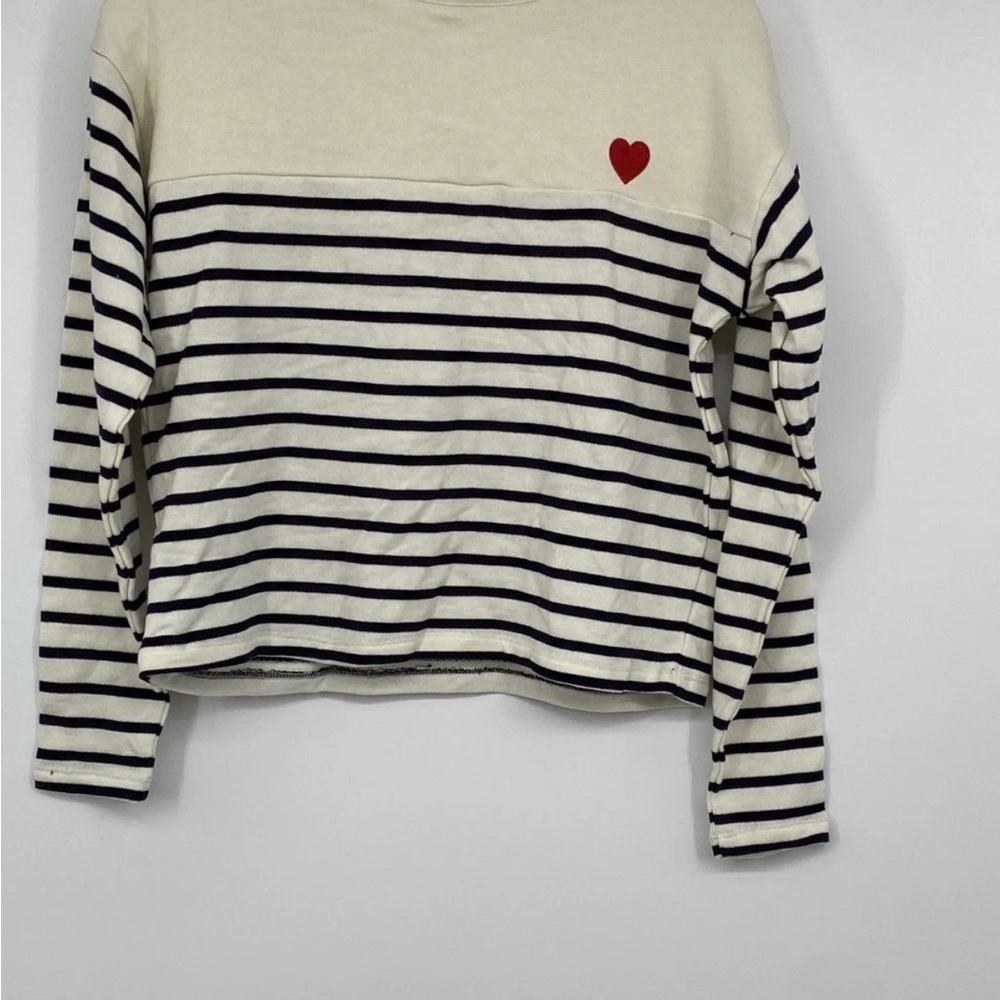 Workshop Republic Clothing Black and White Knit Top